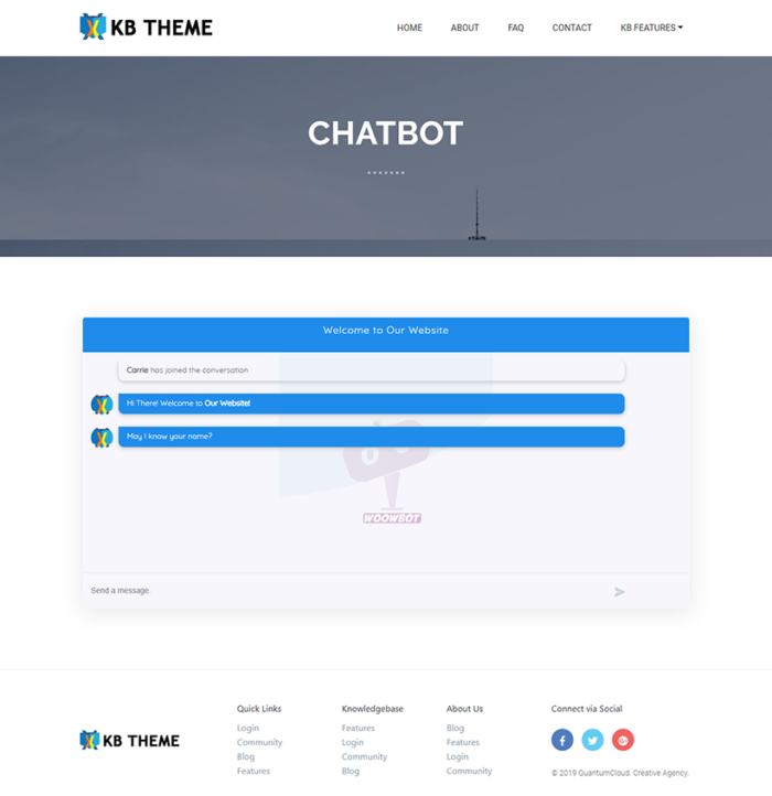 Knowledgebase Theme Wordpress By Quantumcloud